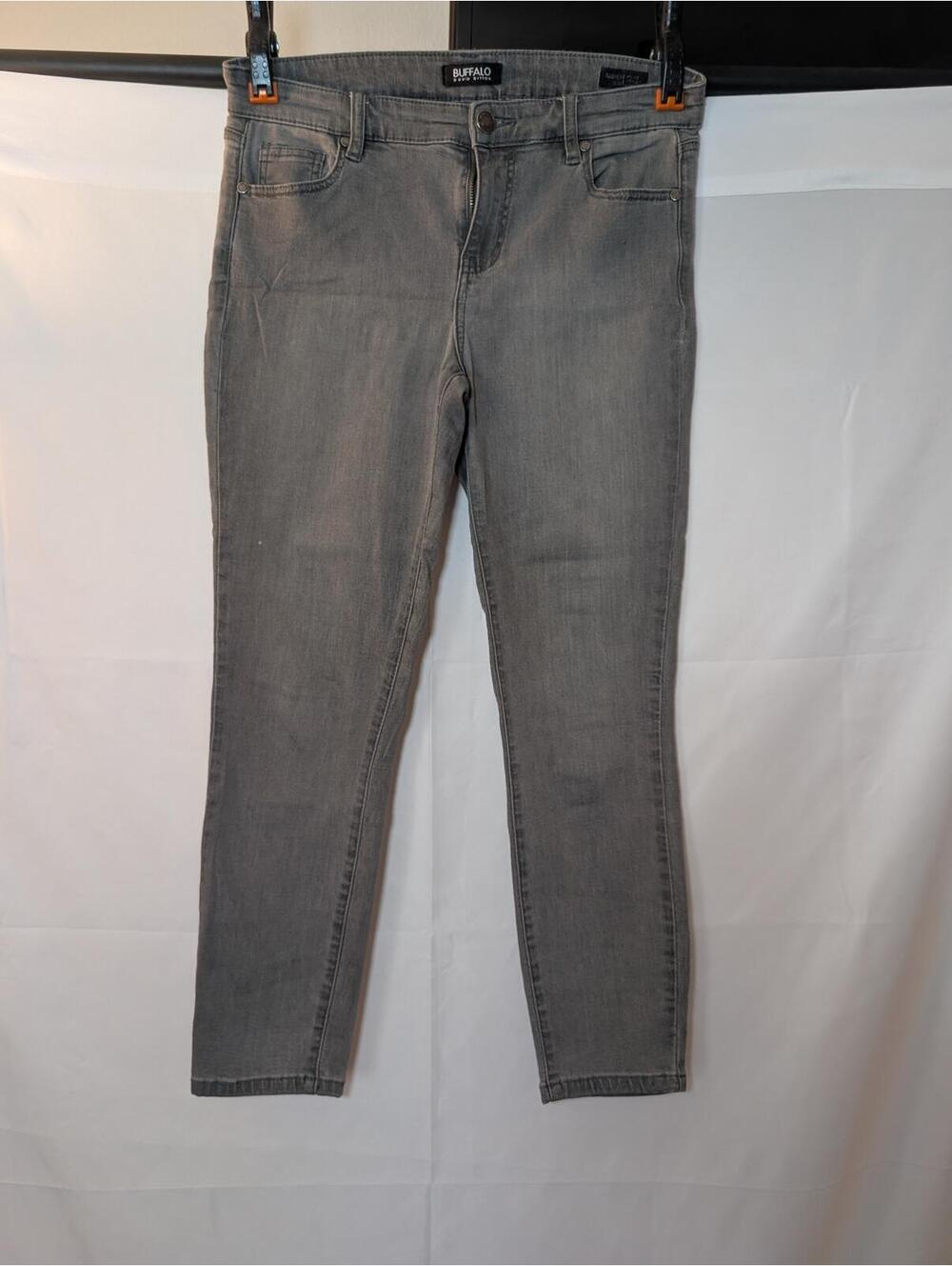 Buffalo David Bitton Women's Size 10 Gray Skinny Jeans